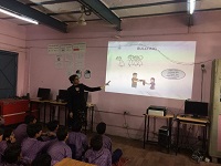 Legal Literacy Classes on Module of Sexual Violence “Child Abuse and Violence-Interpersonal and Digital World” was conducted for Children studying in class 9th to 12th Class at Govt. Boys Senior Secondary School, Brahampuri, Gautampuri, Delhi on 19.07.2018.