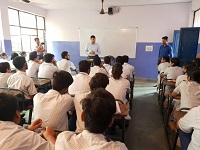 Legal Literacy Classes on Module of Sexual Violence “Child Abuse and Violence-Interpersonal and Digital World” was conducted for Children studying in class 9th to 12th Class at Modern Public School, Rishabh Vihar, Delhi on 26.07.2018.
