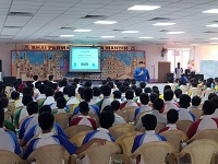 Legal Literacy Classes on Module of Sexual Violence “Child Abuse and Violence-Interpersonal and Digital World” was conducted for Children studying in class 9th to 12th Class at Bhai Parmanand Vidya Mandir, Surya Niketan, Anand Vihar, Delhi – 110092 on 08.08.2018.