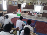 Legal Literacy Classes on Module of Sexual Violence “Child Abuse and Violence-Interpersonal and Digital World” was conducted for Children studying in class 9th to 12th Class at Sarvodaya Bal Vidhalaya, Block-E, Nand Nagari, Delhi on 17.08.2018.
