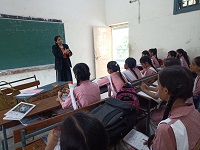Legal Literacy Classes on Module of Sexual Violence “Child Abuse and Violence-Interpersonal and Digital World” was conducted for Children studying in class 9th to 12th Class at Sarvodaya Kanya Vidhalaya, Vivek Vihar, Delhi on 13.08.2018.