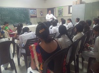 Legal Literacy Classes on Module of Sexual Violence “Child Abuse and Violence-Interpersonal and Digital World” was conducted for Children studying in class 9th to 12th Class at Govt. Girls Senior Secondary School, Vivek Vihar, Phase-II, Delhi on 14.08.2018.