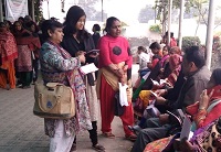 DLSA Shahdara in association with CFAR NGO organized a Legal Awareness Camp on the topic “Victim Compensation Scheme, 2015” on 15.02.2019 at Mandoli Chungi, Jhuggi Basti, Delhi.