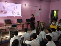 Legal Literacy Class on Module of Sexual Violence “Child Abuse and Violence-Interpersonal and Digital World” was conducted for Children studying in class 9th to 12th Class at Govt. Boys Secondary School, G.T. Road Shahdara, Delhi on 27.04.2019.