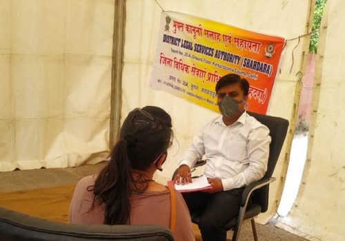 DLSA Shahdara set up a Helpdesk at PS. GTB Enclave on 30.05.2020