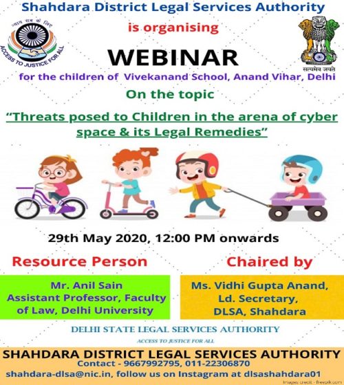 Webinar with Vivekanand School on 29.05.2020