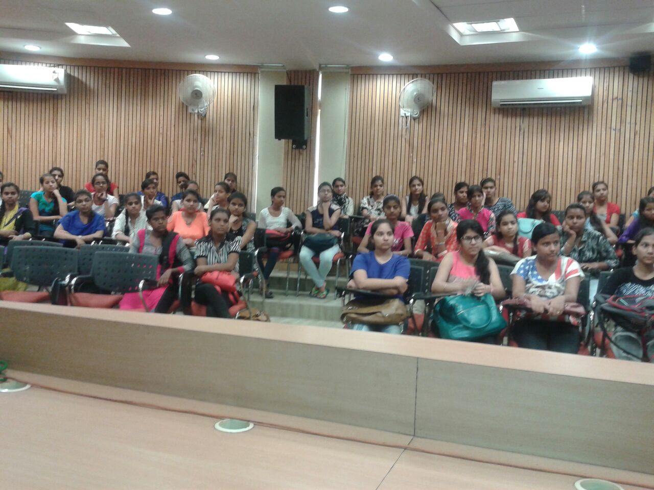Legal Awareness Program on the topic of “Anti-ragging Law” by Sh. Rahul Budhraja, Legal Aid Counsel at Bharti College, Janakpuri, Delhi on 23-07-2016