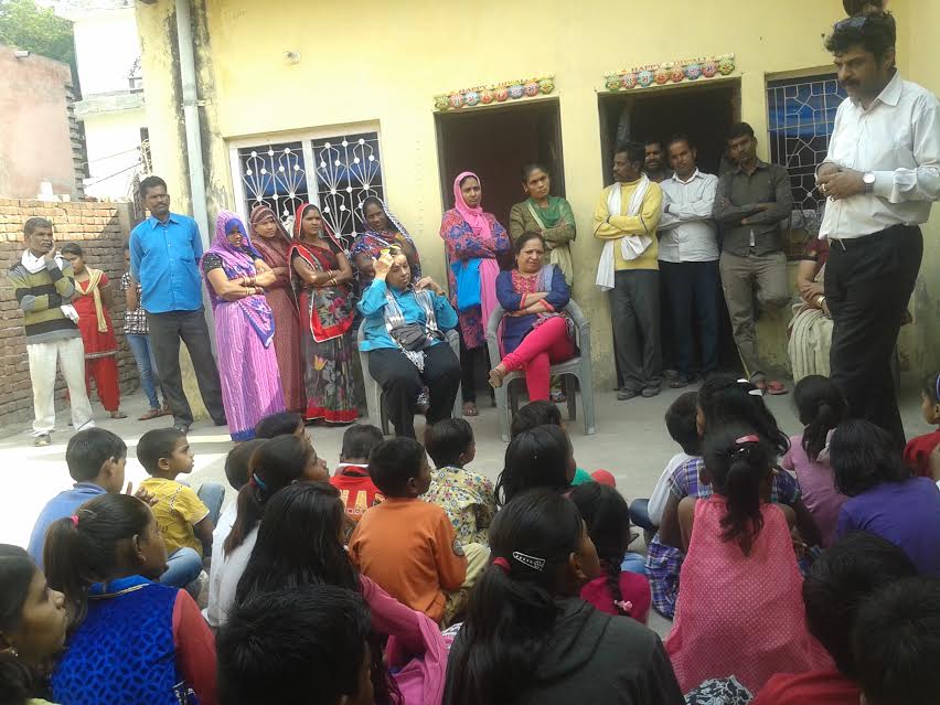 Legal Awareness Programmes on the occasion of Observance of Children’s Day at Hello Mom (NGO), Pochanpur Village, Dwarka Sec-23, New Delhi on 14-11-2016 by Sh. Rahul Budhraja, Legal Aid Counsel