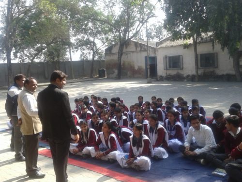 Legal Awareness Programme on Human Rights at Govt. Co-Ed. Sarvodaya Vidyalaya, Jafferpur Kalan on 21-12-2016 by Sh. Harsh Bahal, Legal Aid Counsel