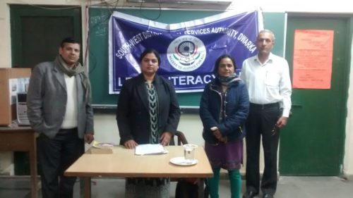 Legal Awareness programme conducted on 28-01-17 by Ms. Archana Mishra, LAC at Laxmi Bai Nagar , New Delhi-23. (Gov. Co. Ed Se.Sec. School) on “Offence under POCSO Act and sexual offence under IPC”