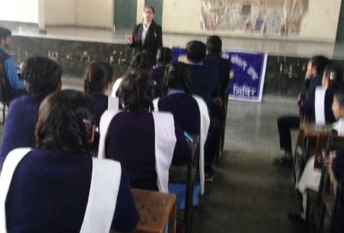 Legal Awareness program conducted by LAC Manvi Dikshit Sharma at Mehram Nagar Govt Co Ed School on 27-01-2017 on POCSO Act