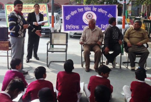 Legal Awareness Programme on Drug Abuse was organised by South West DLSA on 28-1-17 in Govt Boys Sr Sec. School, Sec. 8, Dwarka.  Mrs Manvi Dixit Sharma, LAC, interacted with the students.
