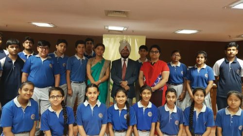 Visit of students of Bal Bhawan International School to Dwarka Courts Complex on 05.05.2017