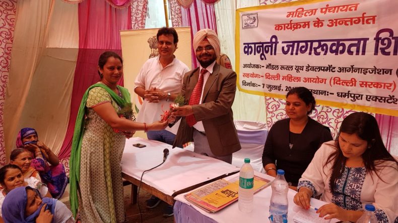 Legal Literacy Camp at Najafgarh on 07.07.2017