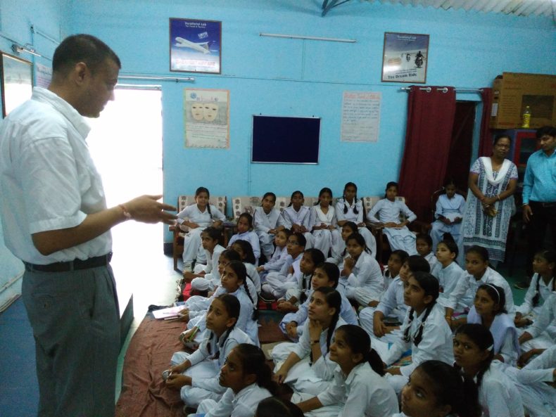 Greening Delhi Campaign organised by SW-DLSA at Govt. Girls Sr. Sec. School,Ghumanhera on 26.07.2017 by Sh. Rajat Aggarwal, LAC