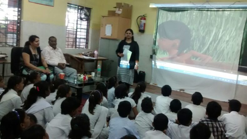 Greening Delhi Campaign organised by SW-DLSA at Govt. Co-Ed. Sr. Sec. School, Nangli Sakrawati on 27.07.2017 by Ms. Archana Mishra, LAC