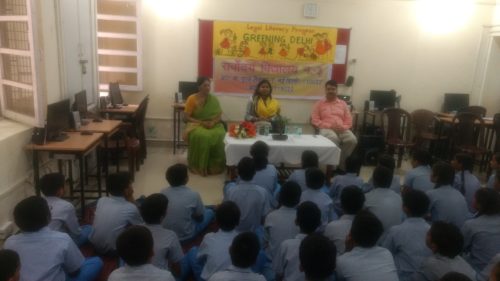 Greening Delhi Campaign organised by SW-DLSA at Sarvodaya Sr. Sec. School, Sec-7, R.K. Puram on 26.07.2017 by Ms. Vineeta Bansal, LAC