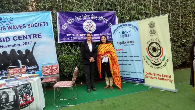 Legal Literacy Camp at Dwarka Mahila Haat on 21.01.2018