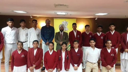 Visit of School Students to Dwarka Courts