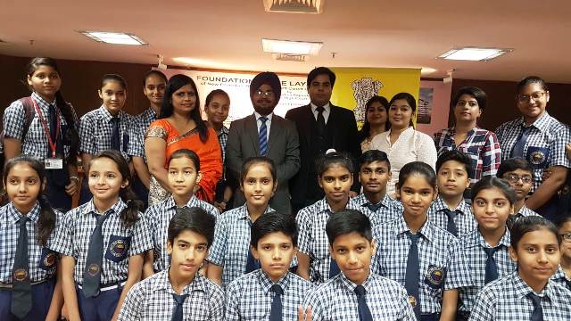 Visit of students of Kamal Model Sr. Sec. School to Dwarka Courts