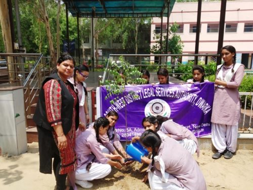 Tree Plantation as well as Legal Literacy Programmes as part of the campaign “Green Earth-Clean Earth”