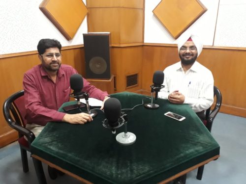 Kanooni Salah at All India Radio on the topic “Importance of Lok Adalats”