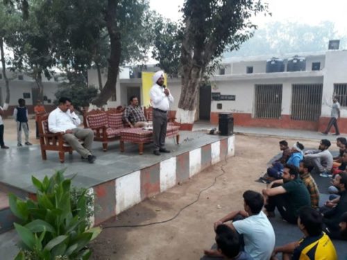 Providing legal aid to inmates of Central Jail -01 & Central Jail -04 Tihar