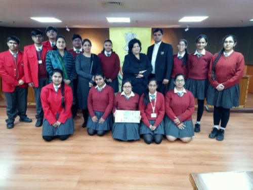 Court visit by students of G. D Goyanka public school Dwarka