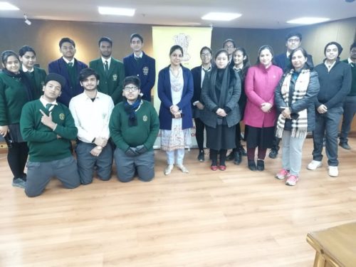 Visit of students of Delhi Public School to Dwarka Courts