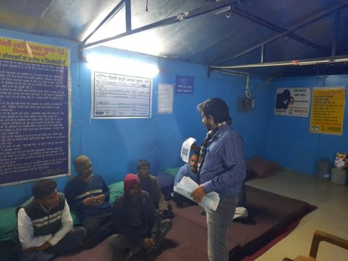 Legal Awareness Programme at Night Shelter, Nasirpur