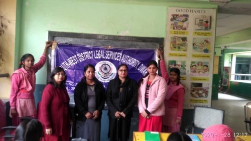 Legal Literacy Campaign at Govt. Girls. Sr. Sec. School No-2, Najafgarh