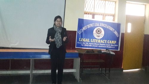 Legal Literacy Campaign at Tirupati Public School