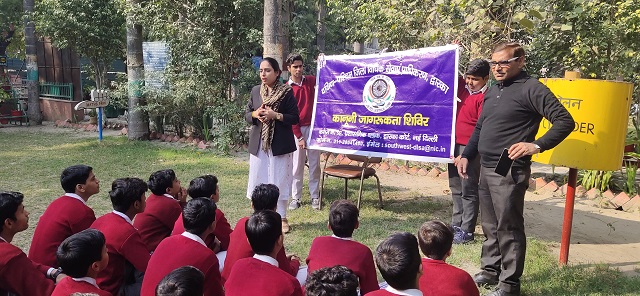 Legal Literacy Campaign at Govt. Boys Sr. Sec. School, Palam Enclave No-3