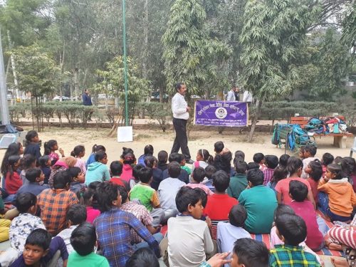 Legal Literacy Programme for under priviledged children at Janakpuri