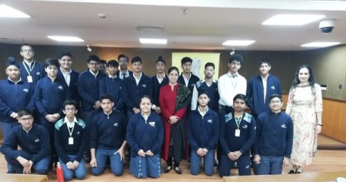 Visit of students of OPG World School to Dwarka Courts