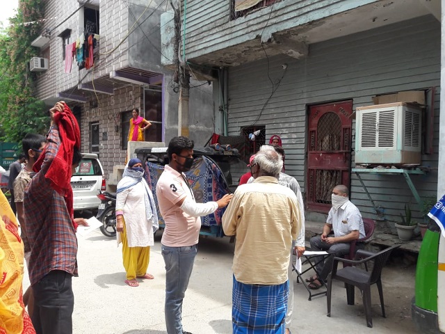 Help Desk setup at Najafgarh regarding Ration E-coupon registration