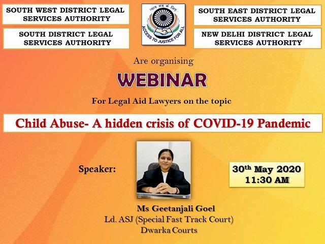 WEBINAR on the topic “Child Abuse-A hidden crisis of COVID-19 Pandemic”