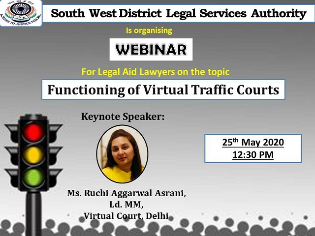 WEBINAR on the topic “Functioning of Virtual Traffic Courts”