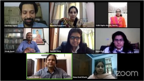 Online Debate Competition for students of various Law Colleges through video-conferencing