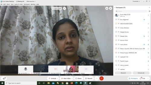 Online Meeting regarding 2nd E-Lok Adalat