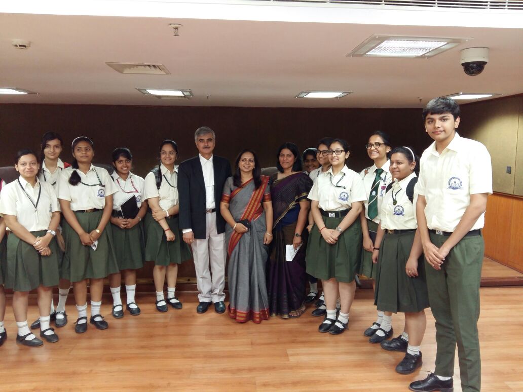 Student of Sarvodaya Co-Ed school Najafgarh & mount carmel school dwarka visit at dwarka court complex