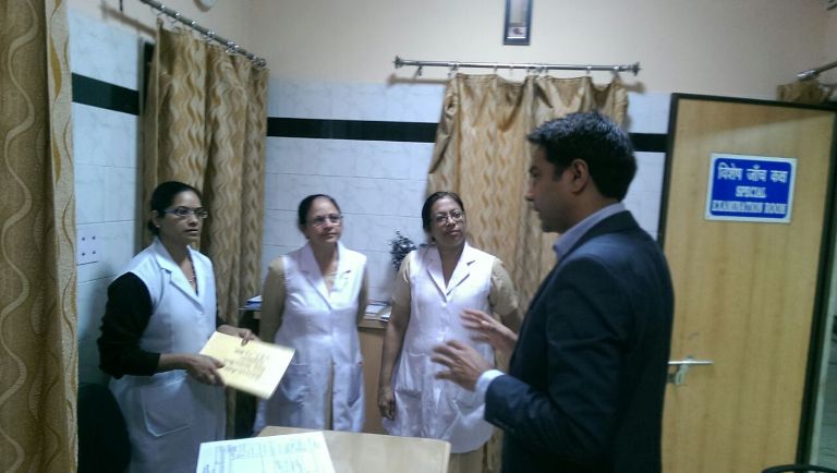 Visited Deen Dayal Upadhayay hospital to assess and analyze the facilities available in the OSC.