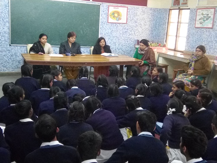 Legal Literacy Class at SARVODYA CO-ED SCHOOL, EAST PUNJABI BAGH