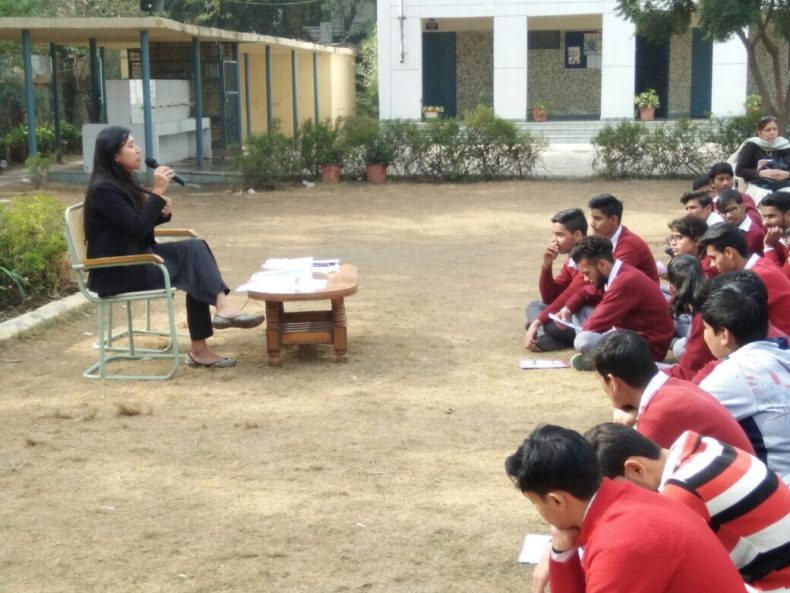 Legal Literacy class among teachers and students on the topic “ill effect of on – line game ‘Blue Whale’ and DSLSA and its Function”