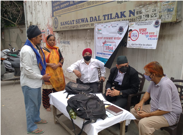 West DLSA initiated a series of Help Desks at Gurudwaras and Churches