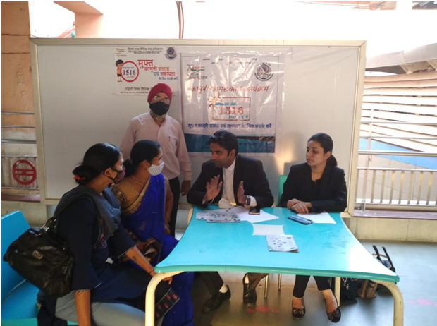 West District Legal Services Authority in association with Delhi Metro initiated a series of Help Desks for Metro Commuters