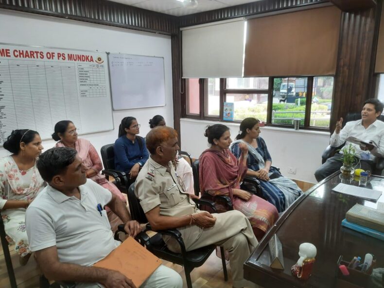 Lecture on POCSO at Mundka Police Station