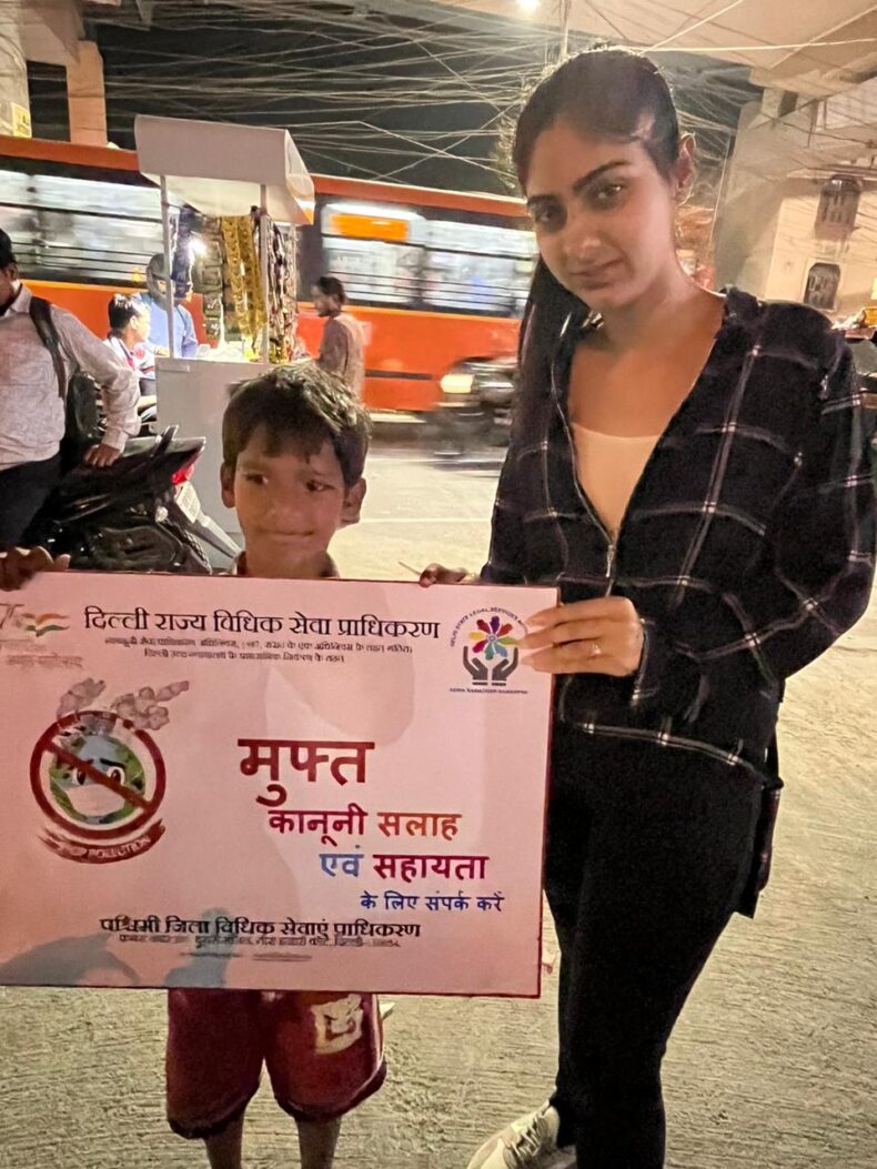 Awareness programme cum Bill Board display to  spread the  “Noise/Air Pollution along with Concept of Free Legal Aid and toll free Helpline number 1516 ”