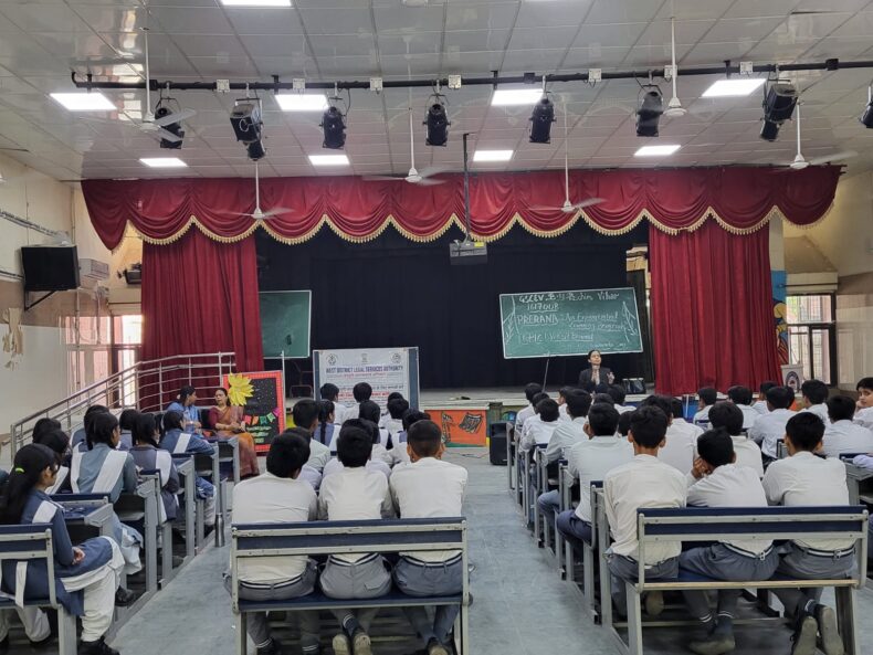 Awareness Program on the topic of “Good Touch & Bad Touch and POCSO Act” at GSV on 25.04.2024