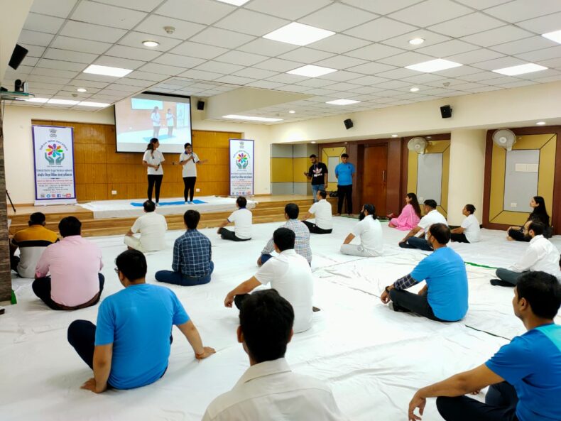 Celebration of International Yoga Day on 21.05.2024.